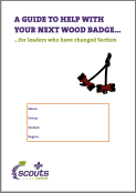Wood Badge guidance for changing section